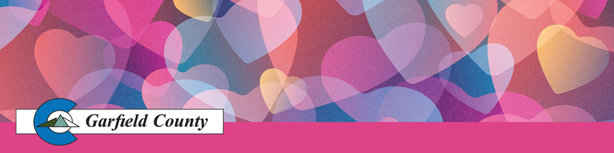 February banner with Garfield County logo