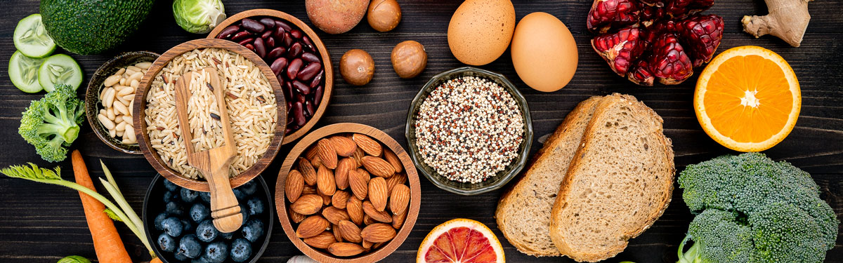 assorted nutritious foods