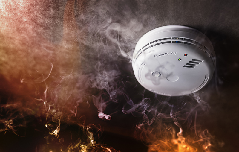 smoke detector with smoke